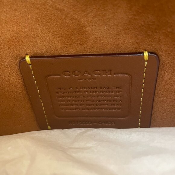 Soft Tabby Black Coach Bag with cross-body strap - Picture 5 of 5